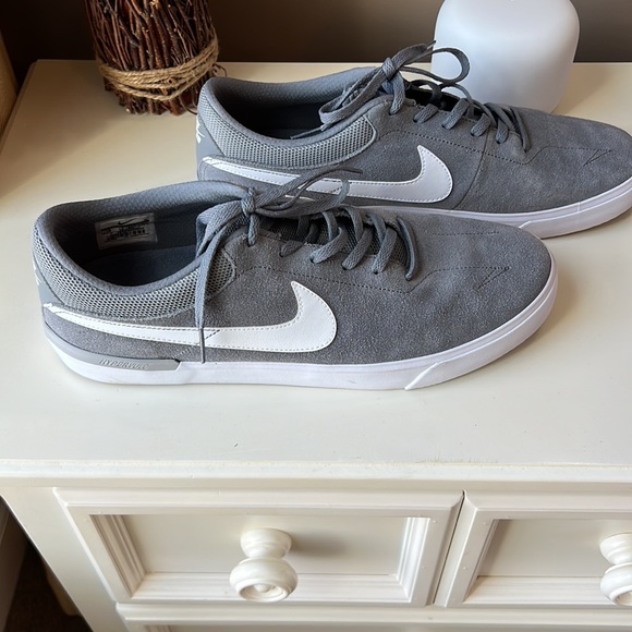 Nike Other - Nike SB Eric Koston hypervulc signature model size 13. Grey suede w/white stripe